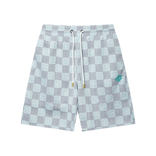 250313 New high quality knitted jacquard full print shorts