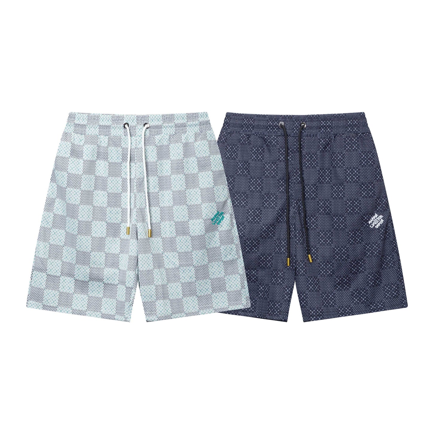 250313 New high quality knitted jacquard full print shorts