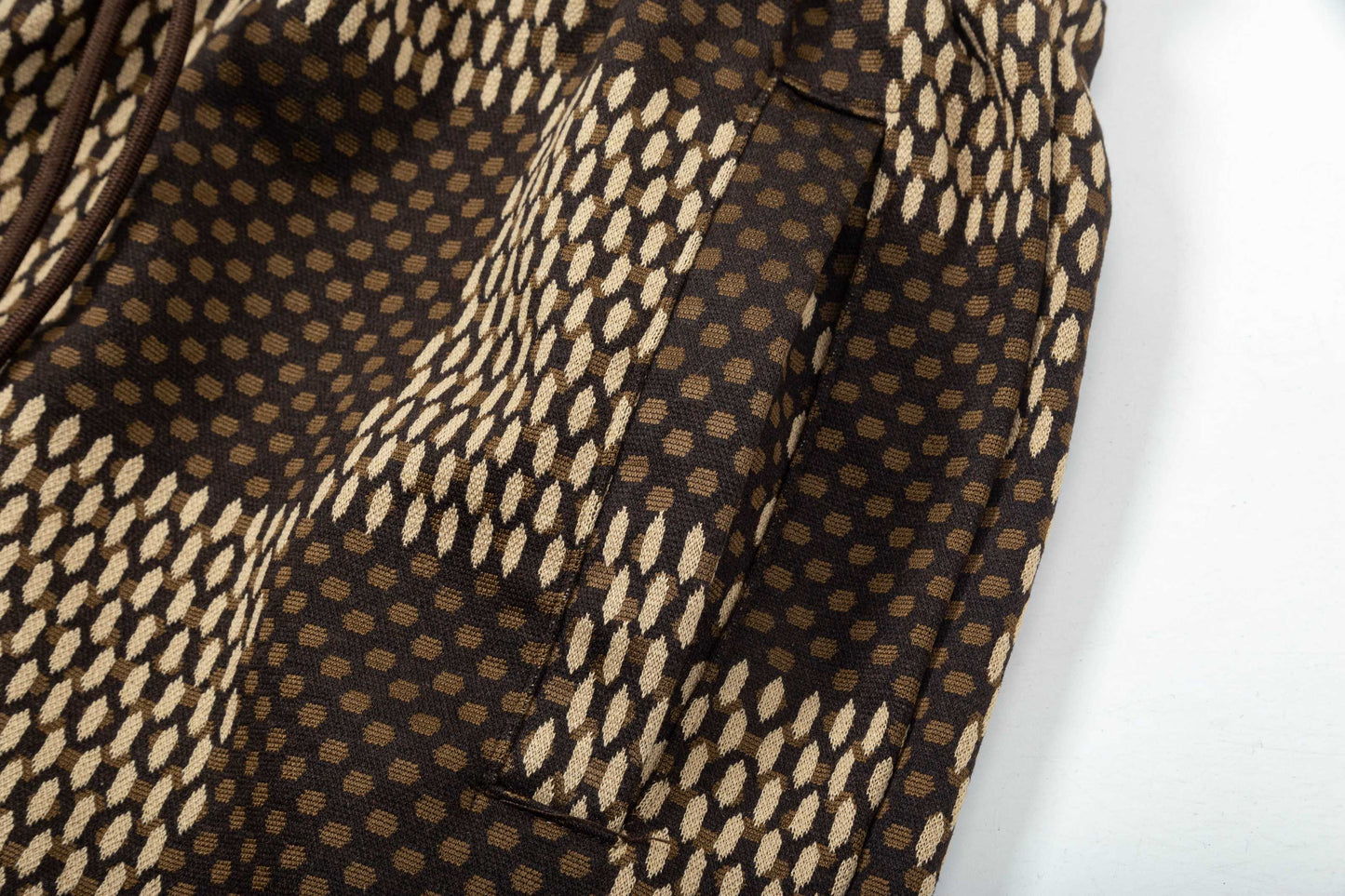 250313 New high quality knitted jacquard full print shorts