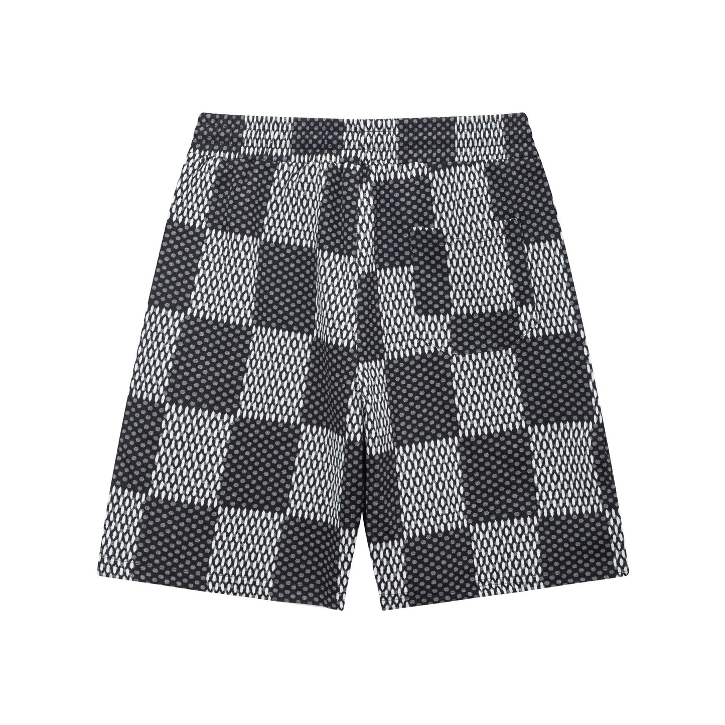 250313 New high quality knitted jacquard full print shorts