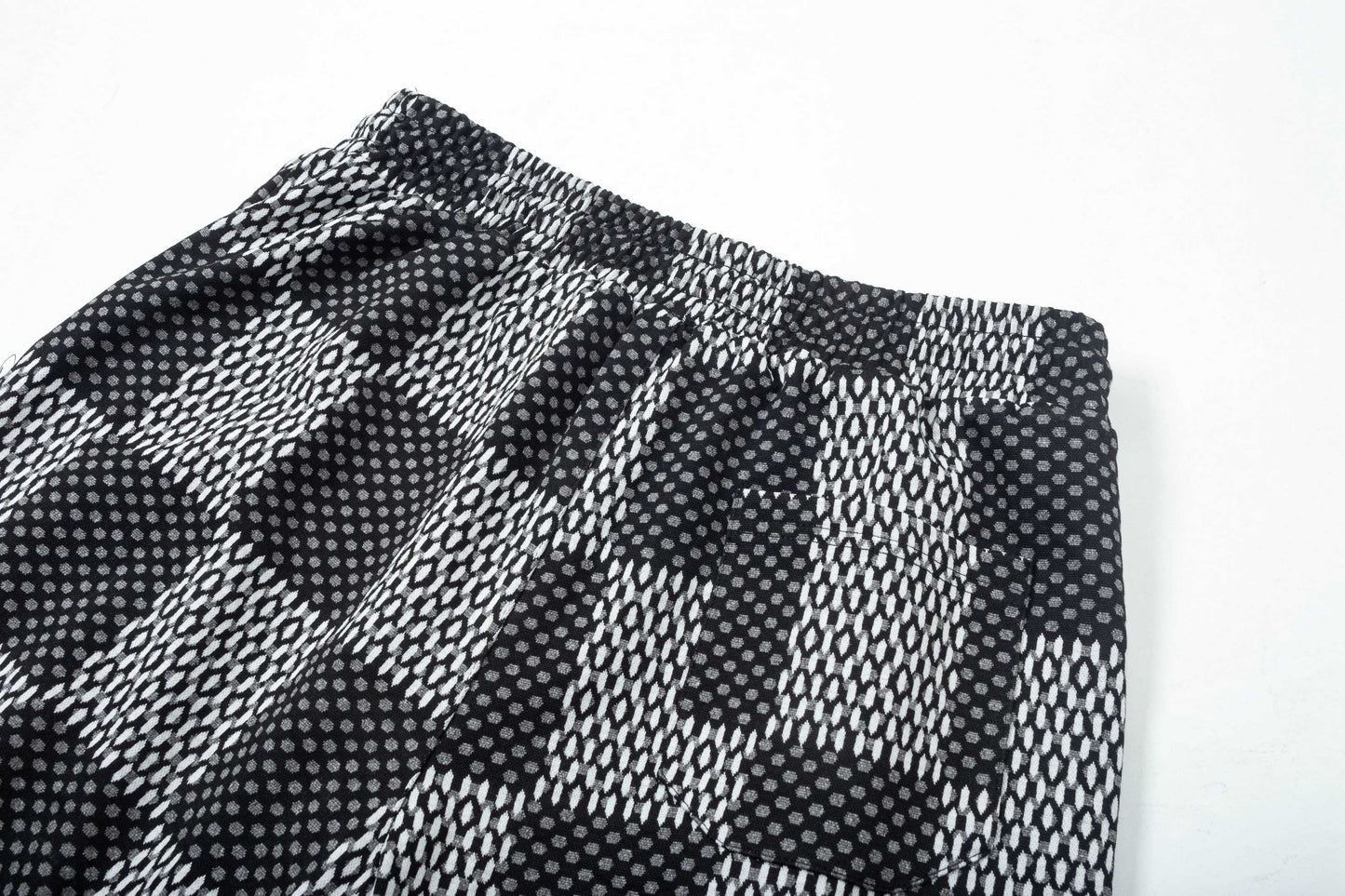 250313 New high quality knitted jacquard full print shorts