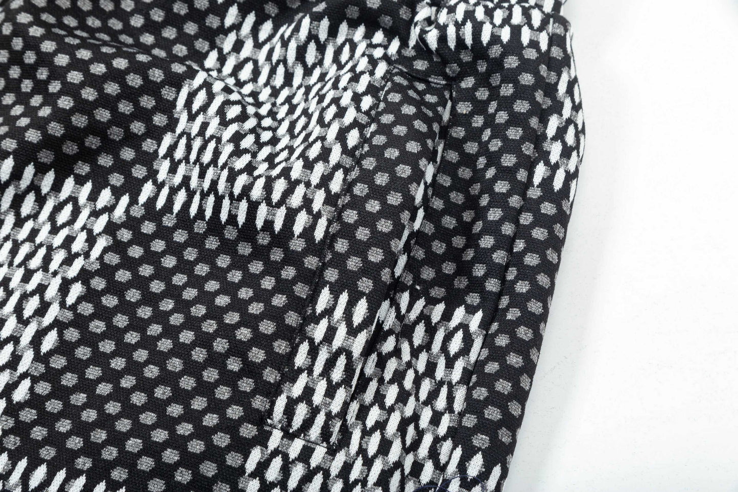 250313 New high quality knitted jacquard full print shorts