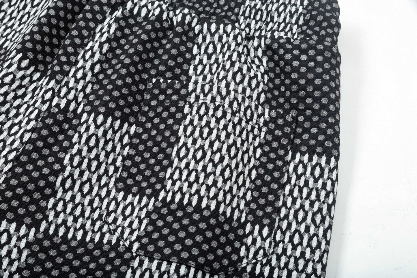 250313 New high quality knitted jacquard full print shorts