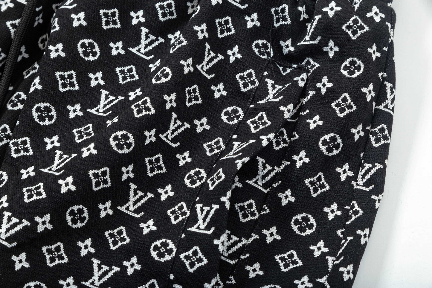 250313 New high quality knitted jacquard full print shorts