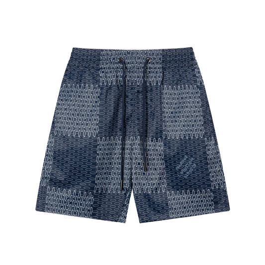 250313 New high quality chequered printed shorts
