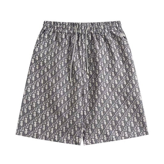250313 New high quality flocking cotton printed shorts