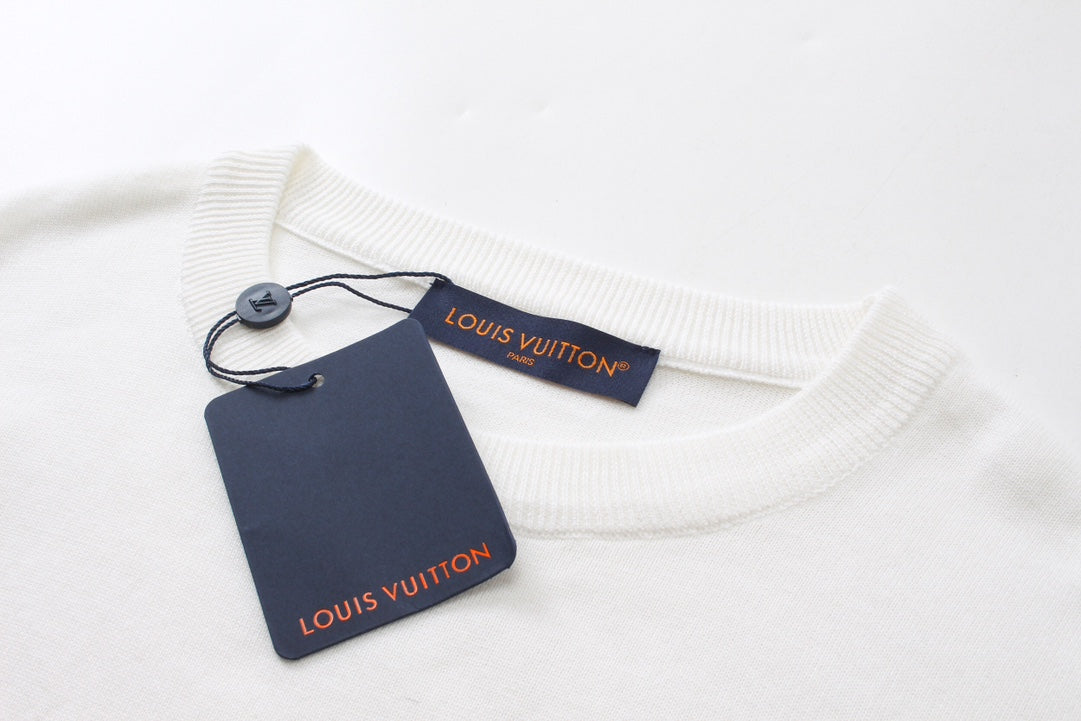 250313 New high quality jacquard knit T-shirt