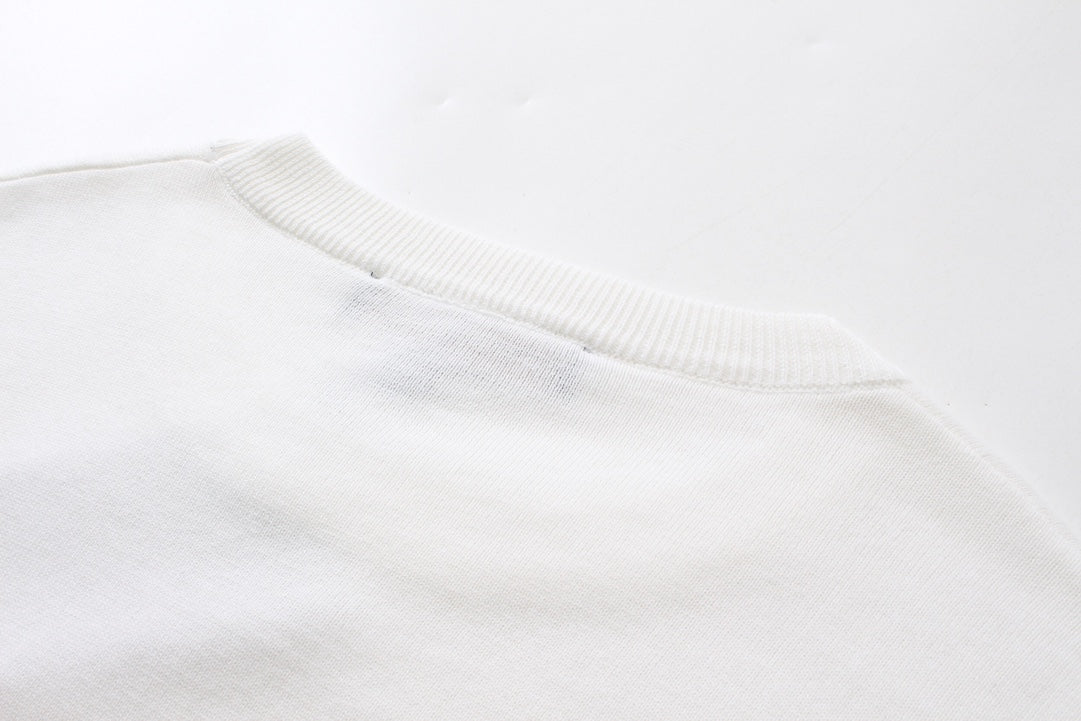250313 New high quality jacquard knit T-shirt