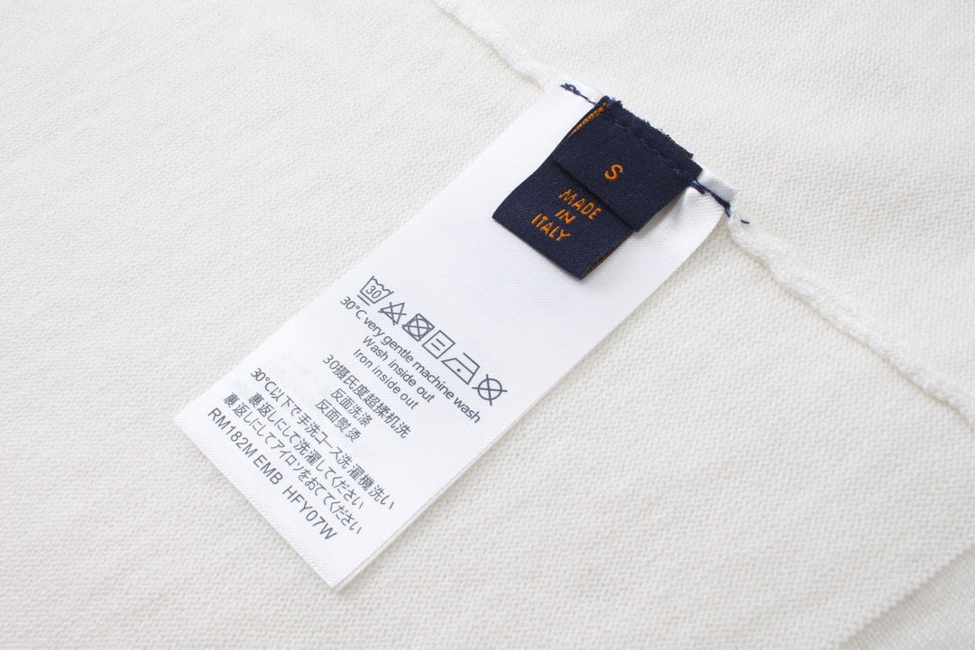 250313 New high quality jacquard knit T-shirt