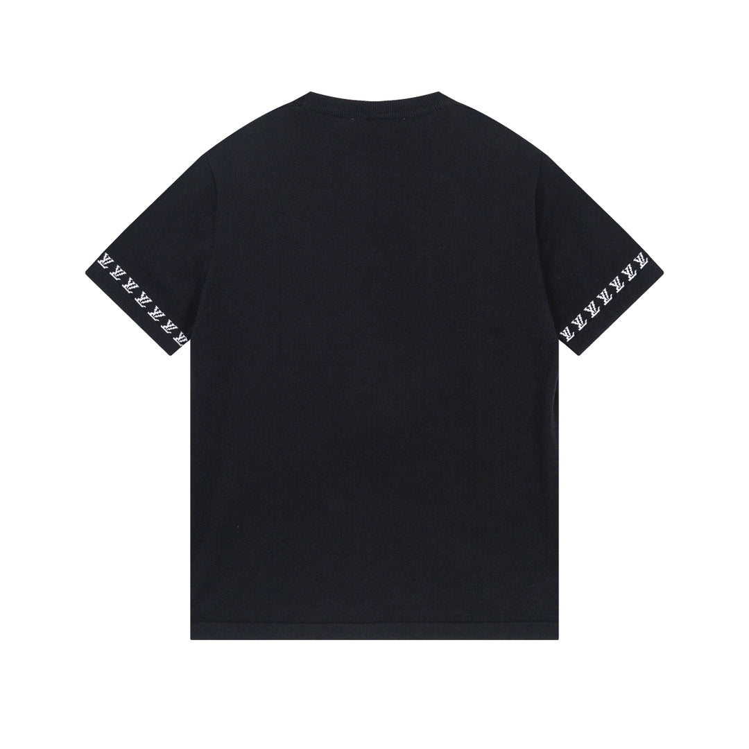 250313 New high quality jacquard knit T-shirt