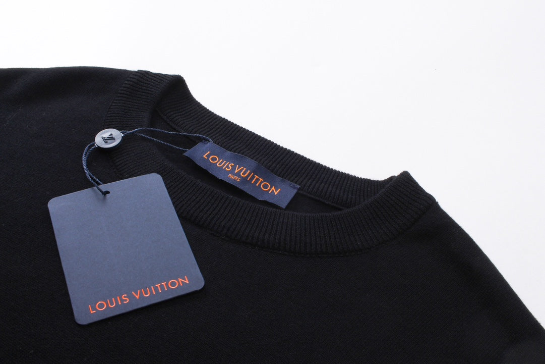 250313 New high quality jacquard knit T-shirt