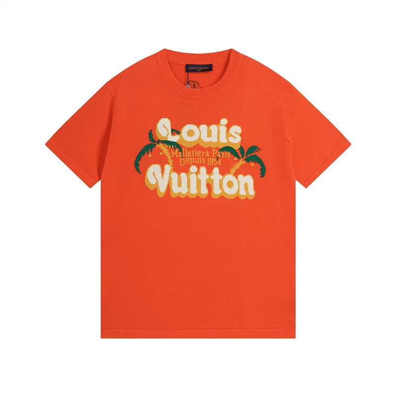 250313  New high quality jacquard knit T-shirt