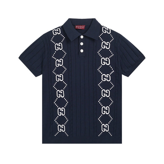 250313 New high quality knit lapel POLO