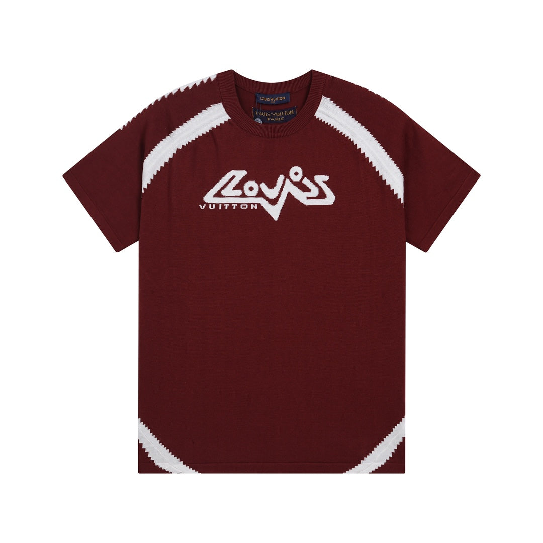 250313 New high quality jacquard knit T-shirt