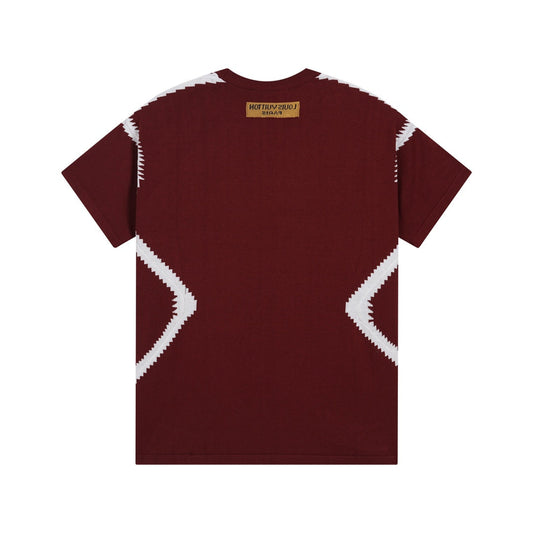 250313 New high quality jacquard knit T-shirt