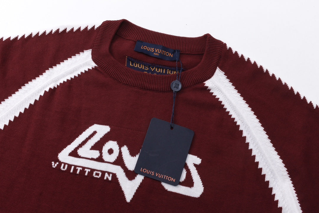 250313 New high quality jacquard knit T-shirt