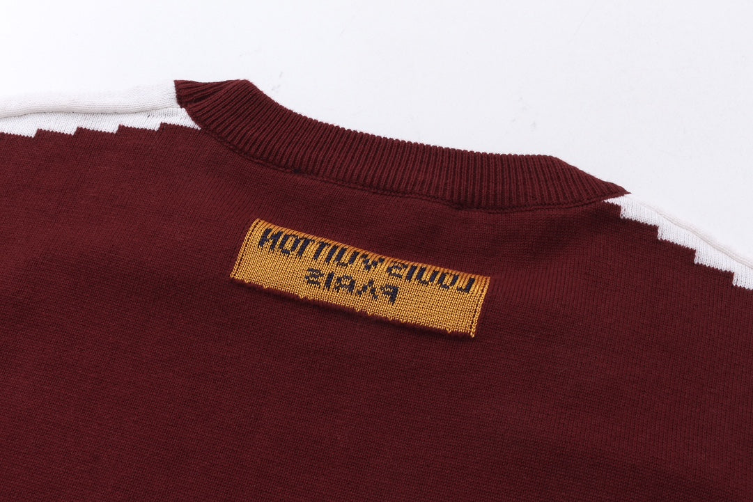 250313 New high quality jacquard knit T-shirt
