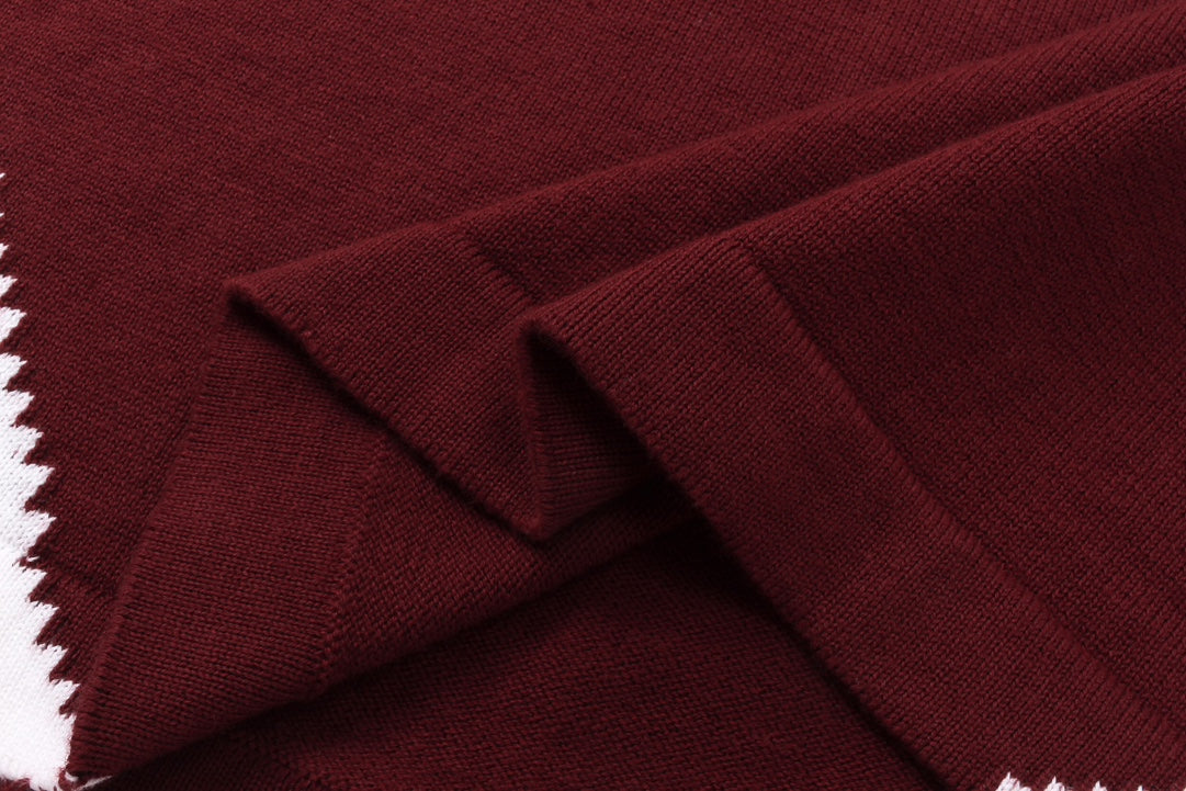 250313 New high quality jacquard knit T-shirt