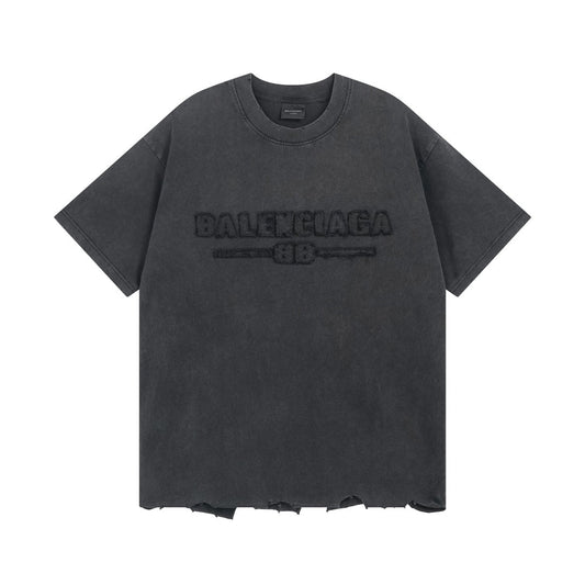 250325 New direct spray wash water wear damage to make old T-shirts