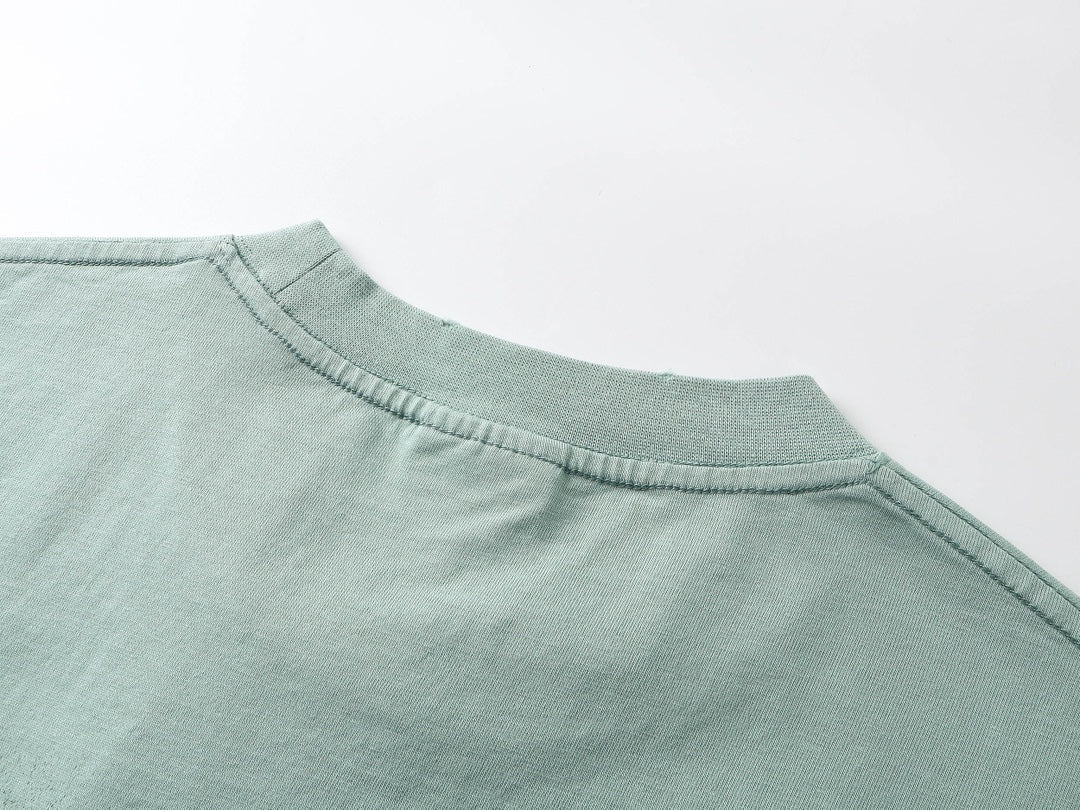 250325 New direct spray wash water wear damage to make old T-shirts