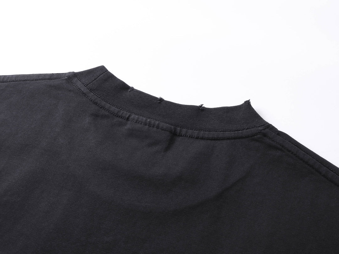 250325 New direct spray wash water wear damage to make old T-shirts
