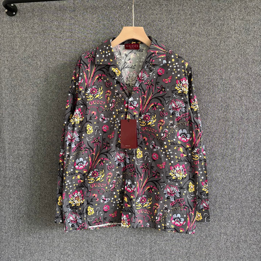 250325 New casual long-sleeved lapel shirt