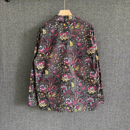 250325 New casual long-sleeved lapel shirt