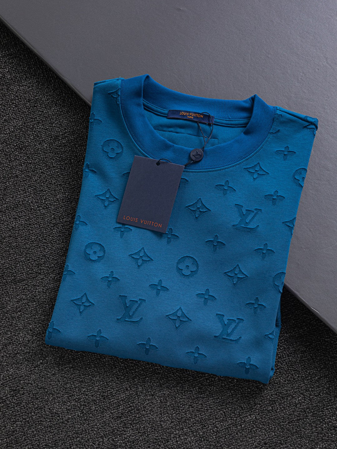 250325 New high quality covered with cut-and-burn monogram T-shirts