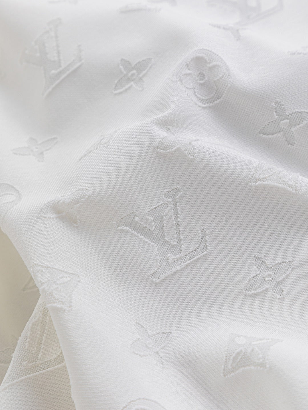 250325 New high quality covered with cut-and-burn monogram T-shirts