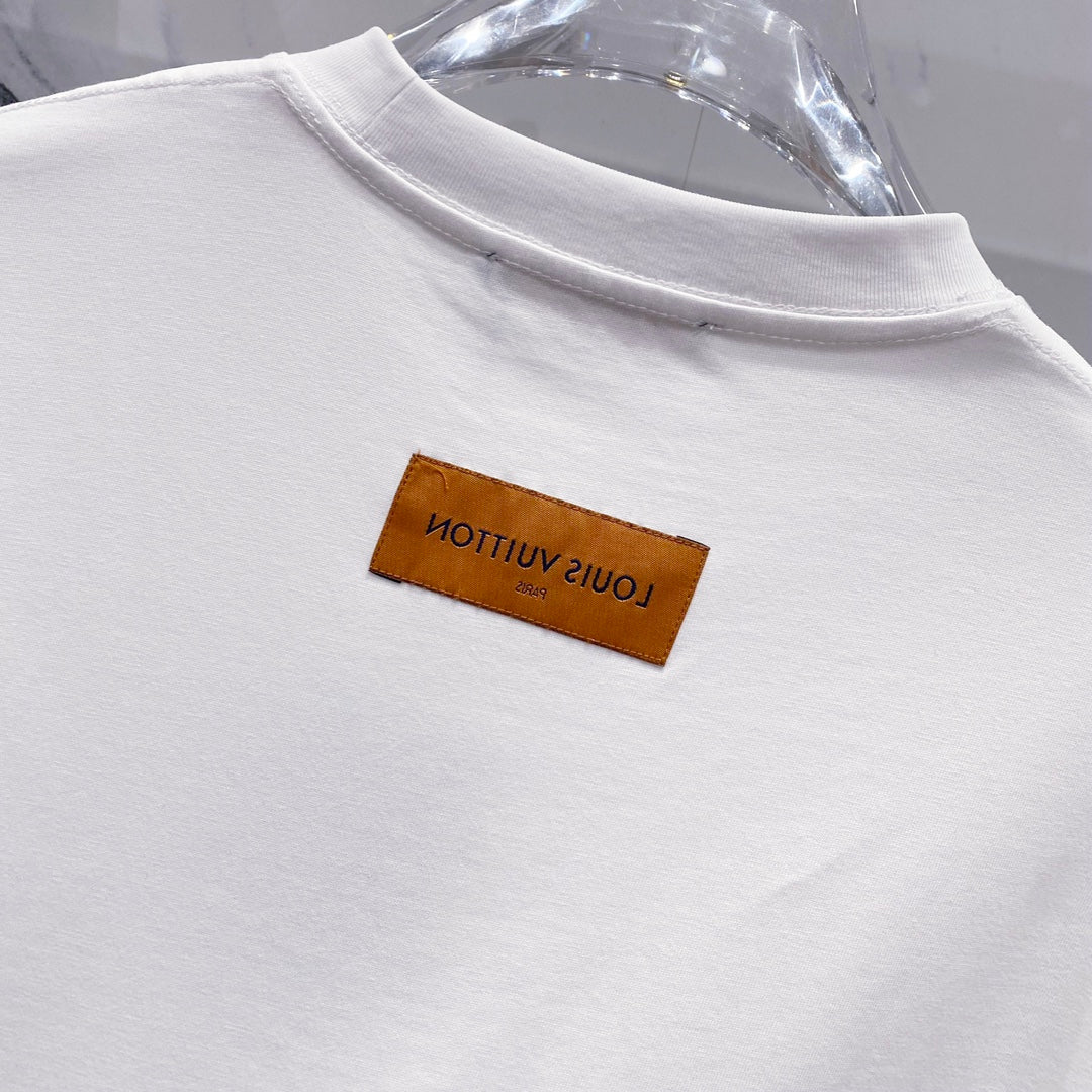 250325 New high quality printed sleeve T-shirt