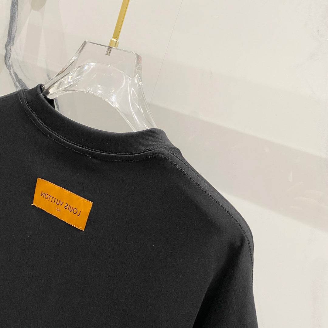 250325 New high quality printed sleeve T-shirt