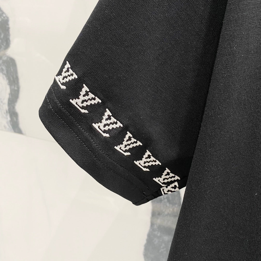 250325 New high quality printed sleeve T-shirt