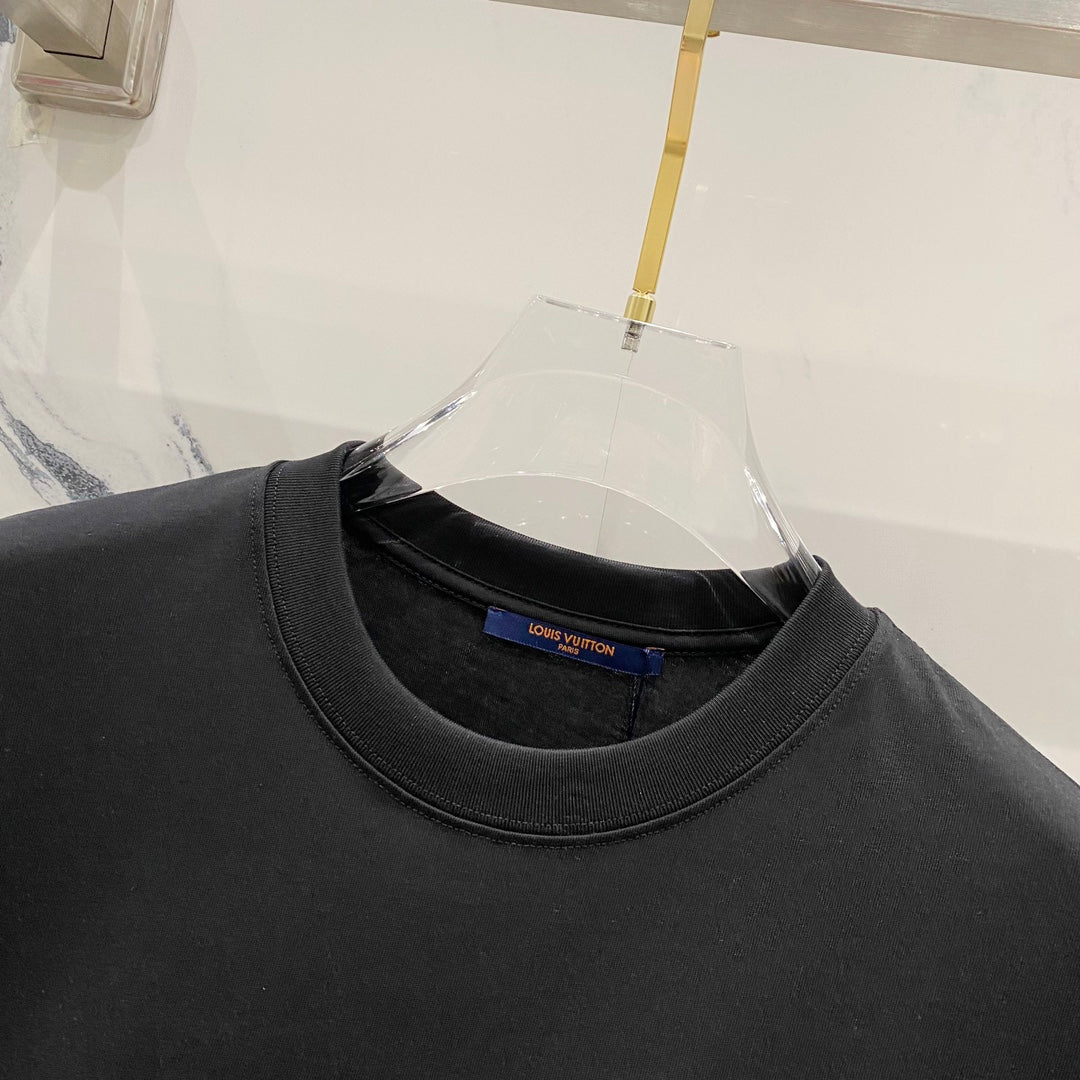 250325 New high quality printed sleeve T-shirt