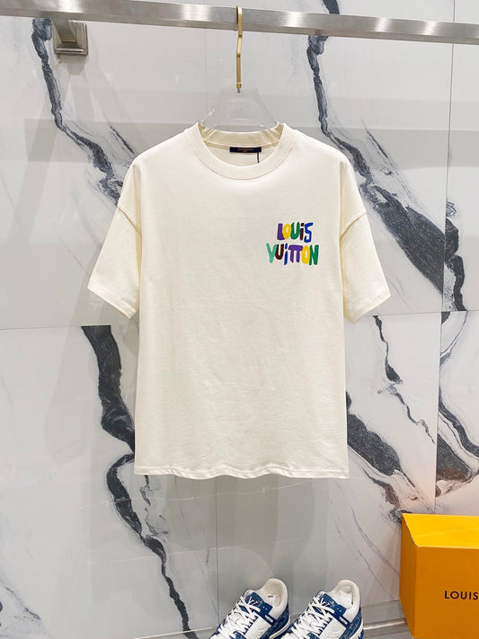 250325 New cross-body design printed T-shirt