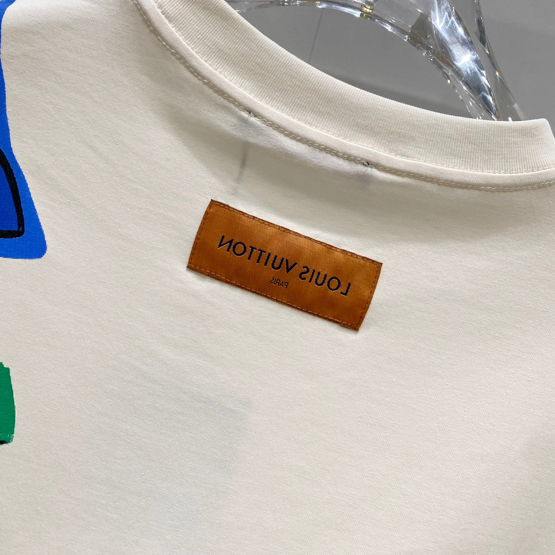 250325 New cross-body design printed T-shirt