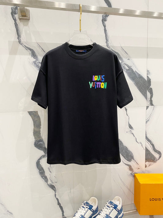 250325 New cross-body design printed T-shirt