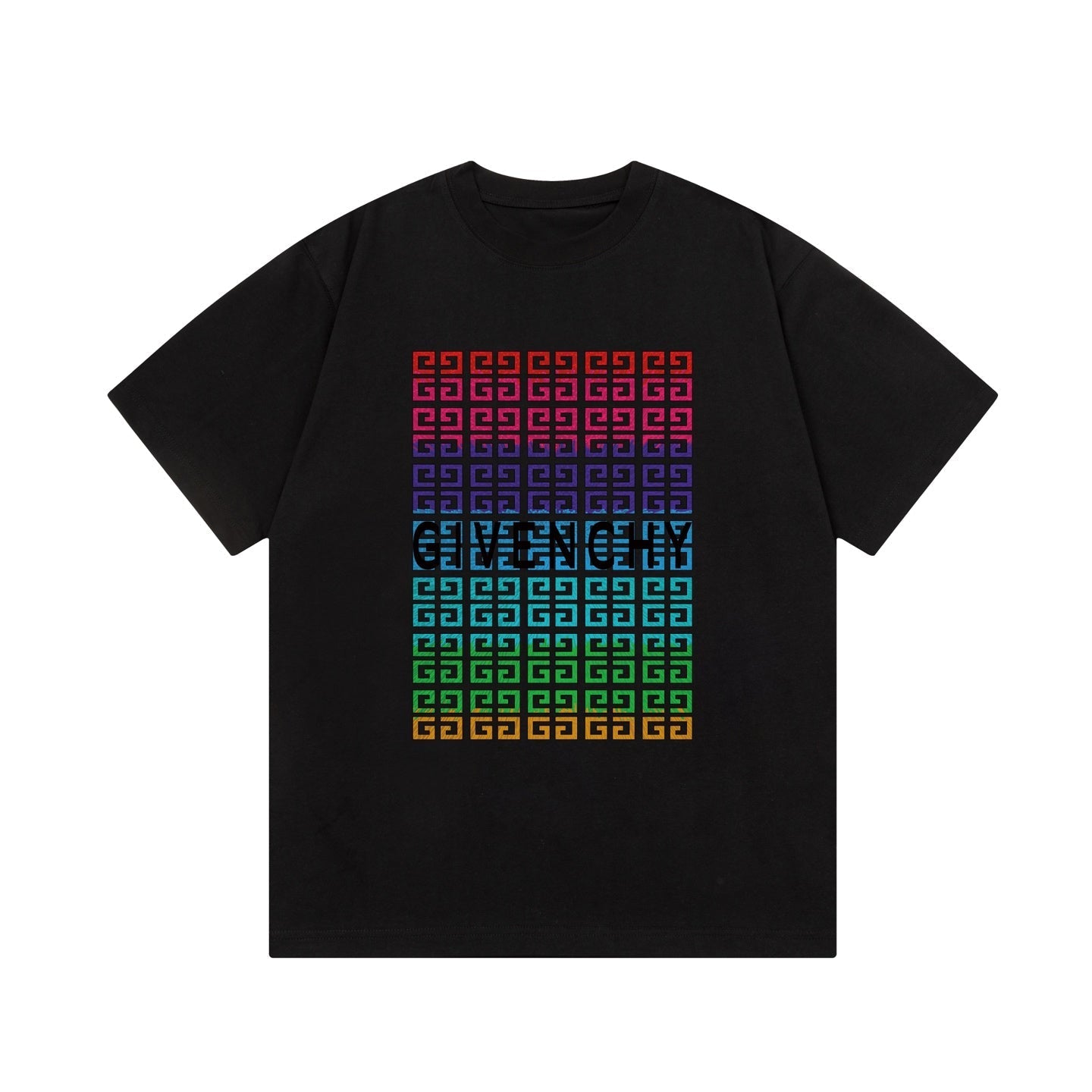 250325 New gradient direct spray monogram print T-shirt