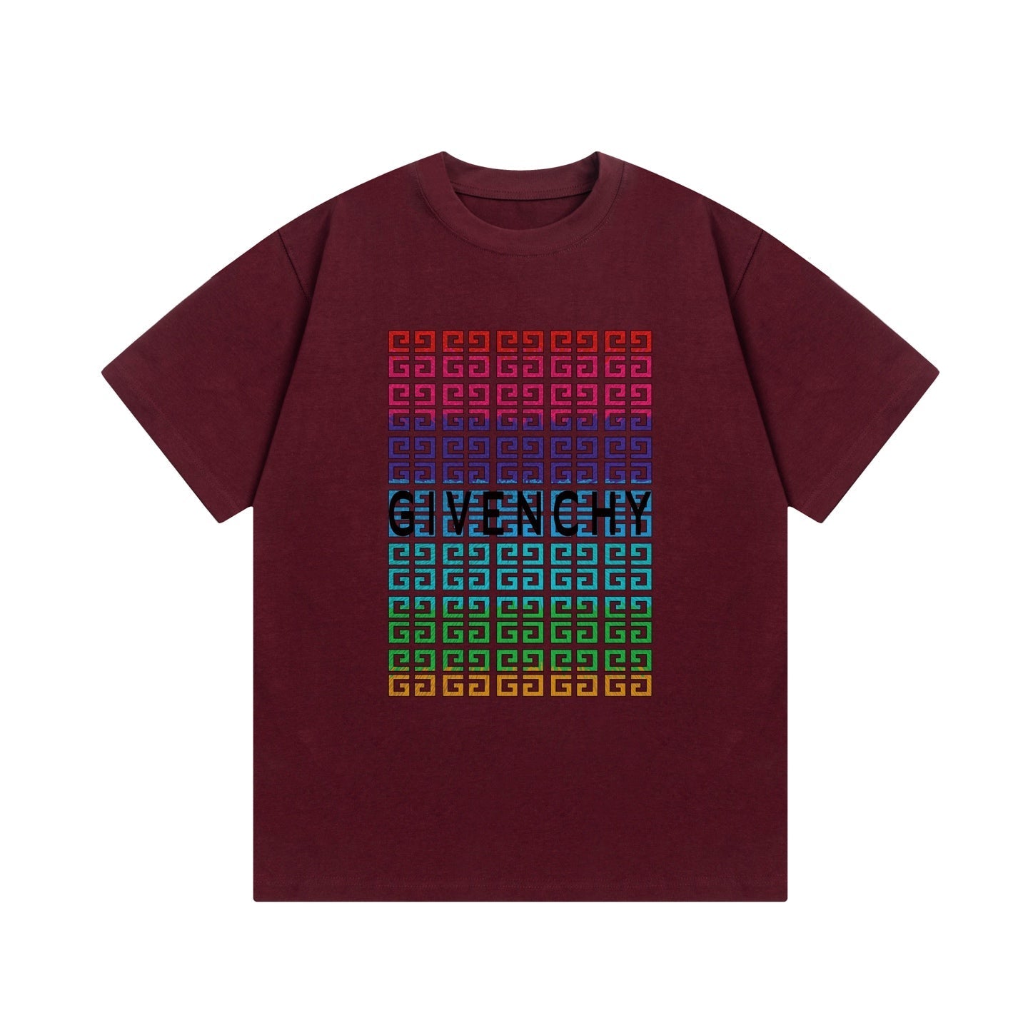 250325  New gradient direct spray monogram print T-shirt