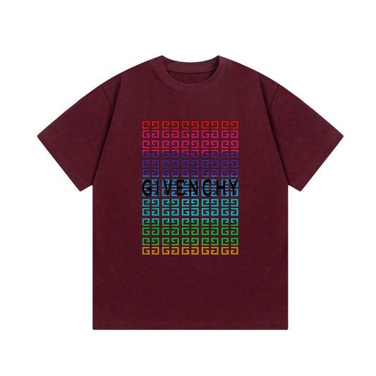 250325  New gradient direct spray monogram print T-shirt