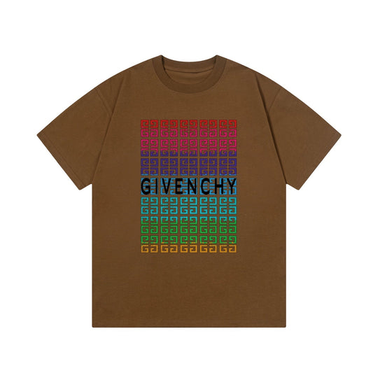 250325  New gradient direct spray monogram print T-shirt