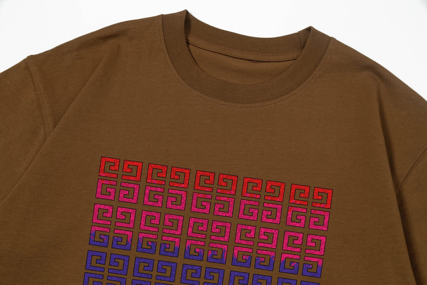 250325  New gradient direct spray monogram print T-shirt
