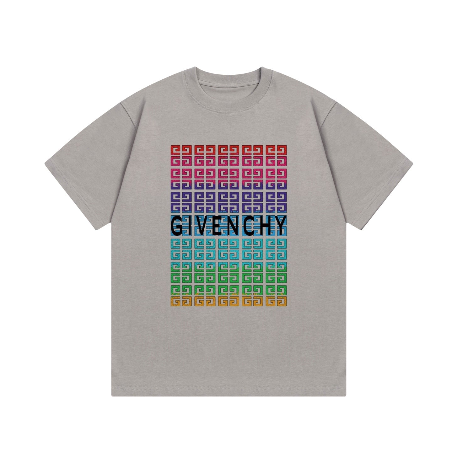 250325 New gradient direct spray monogram print T-shirt