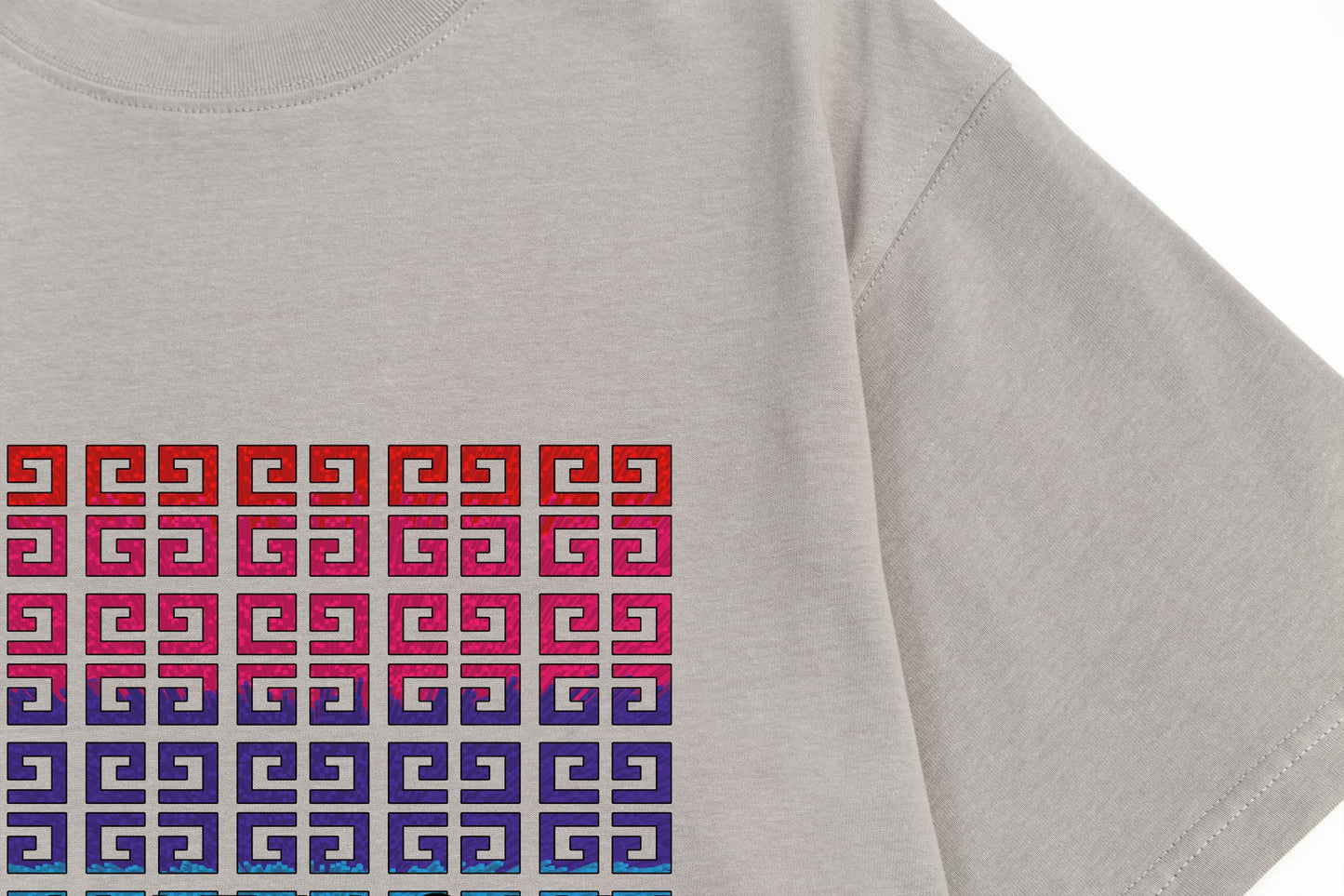 250325 New gradient direct spray monogram print T-shirt
