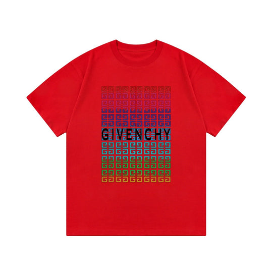 250325 New gradient direct spray monogram print T-shirt