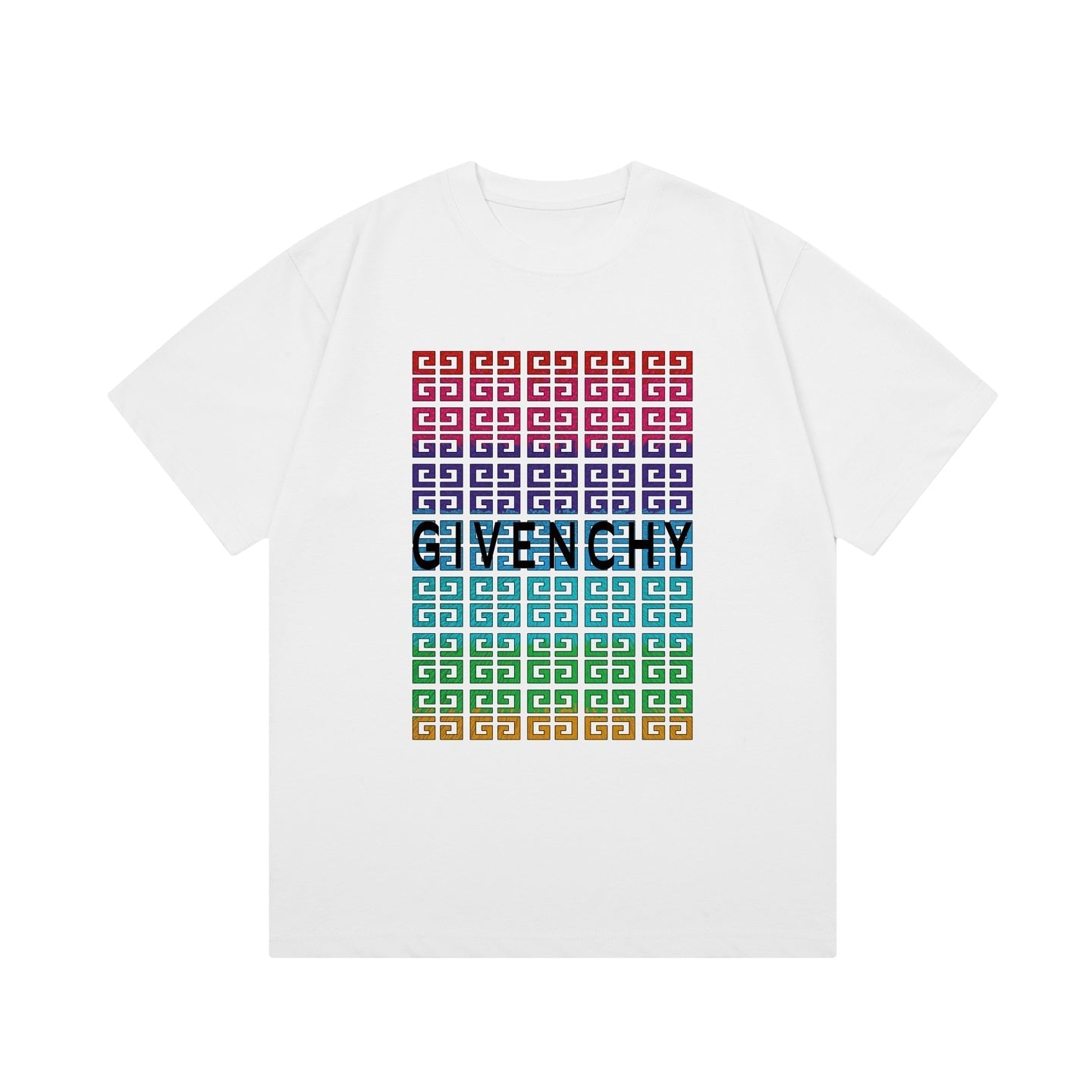 250325 New gradient direct spray monogram print T-shirt