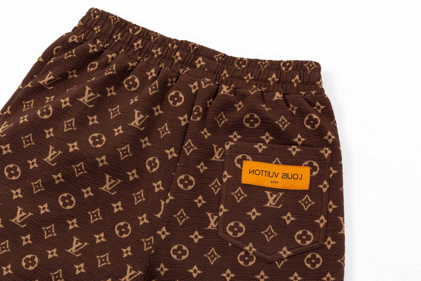 250408 New high-quality jacquard fabric full-print knitted shorts