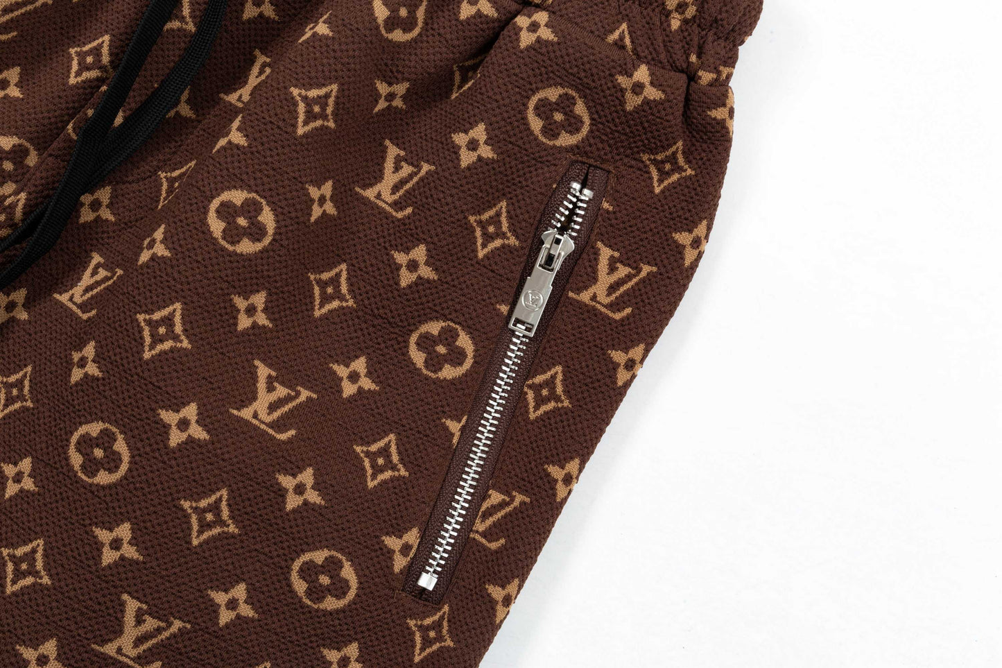 250408 New high-quality jacquard fabric full-print knitted shorts