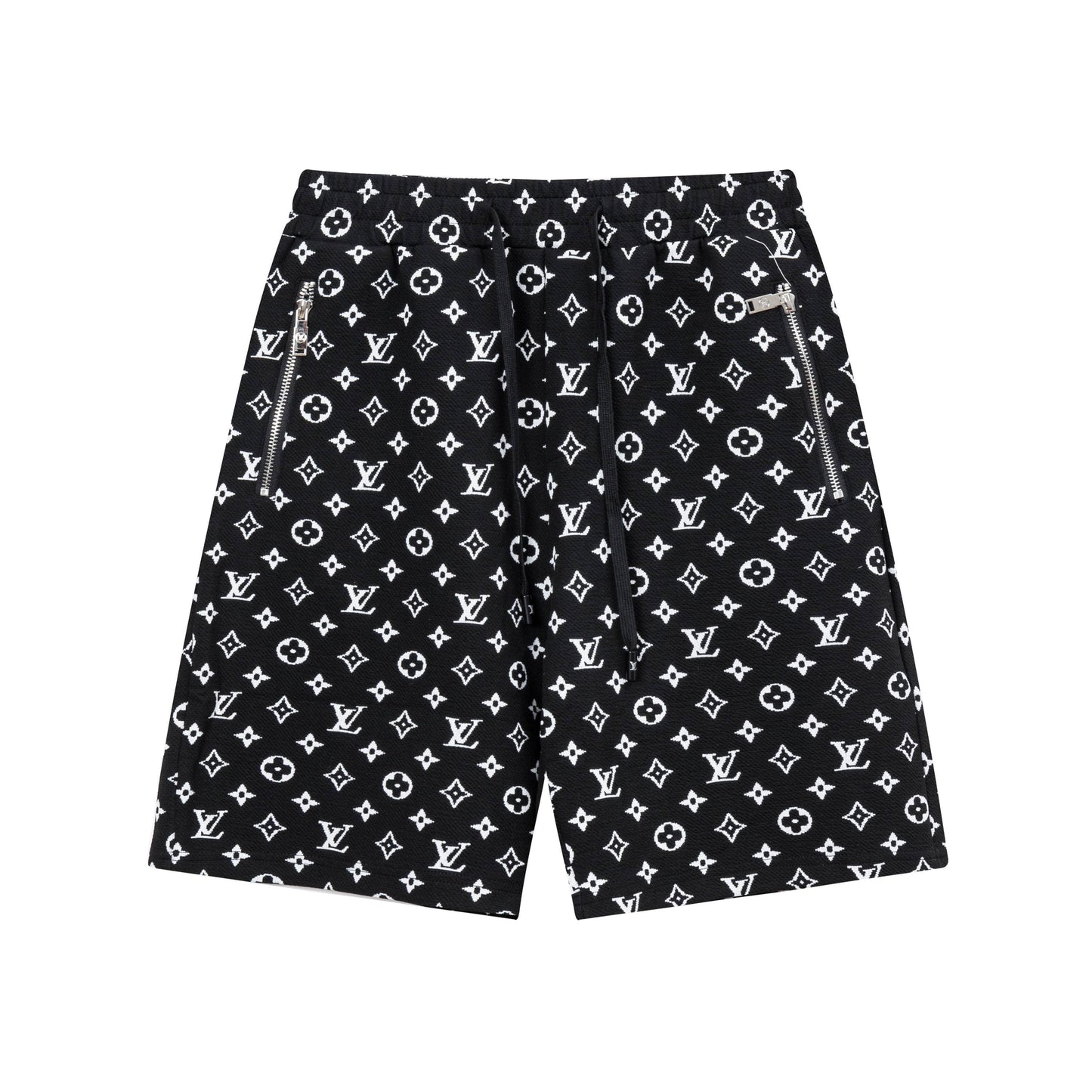 250408 New high-quality jacquard fabric full-print knitted shorts