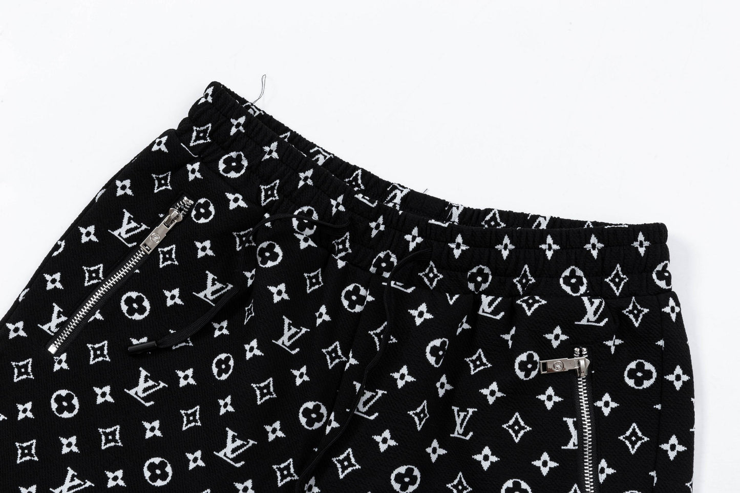250408 New high-quality jacquard fabric full-print knitted shorts