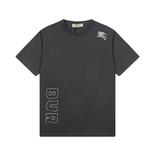 250408 New high-quality applied-embroidered T-shirt
